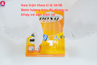Hướng dẫn cách pha keo Epoxy 2 thành phần chuẩn kỹ thuật hiệu quả nhất 2025